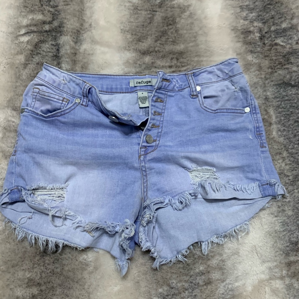 Jean cut off high waisted shorts